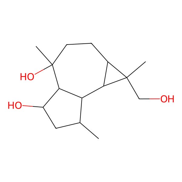 2D Structure of 2Beta,13-Dihydroxyledol