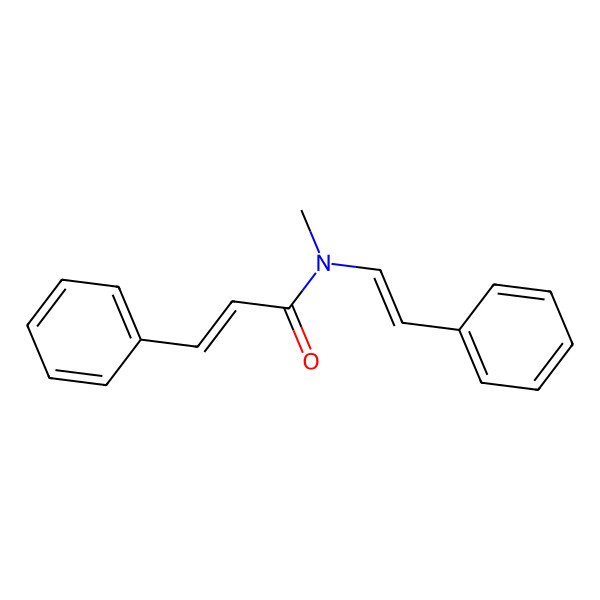 2D Structure of (2E)-N-methyl-3-phenyl-N-[(E)-2-phenylethenyl]prop-2-enamide