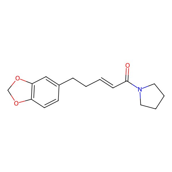 2D Structure of (2E)-Piperamide-C5:1