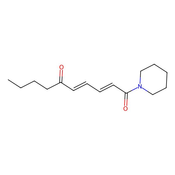 2D Structure of (2E,4E)-1-piperidin-1-yldeca-2,4-diene-1,6-dione 2D Structure of (2E,4E)-1-piperidin-1-yldeca-2,4-diene-1,6-dione