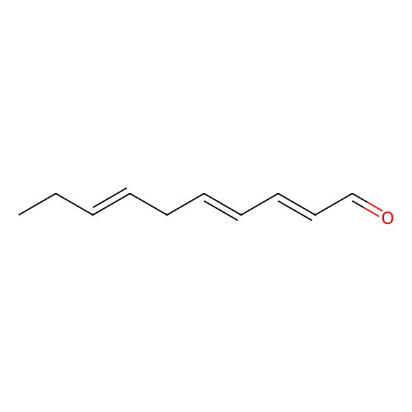 2D Structure of (2e,4e,7z)-2,4,7-Decatrienal