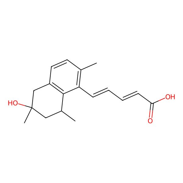 2D Structure of 2E,4Z-tanzawaic acid D