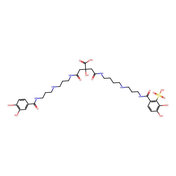2D Structure of Petrobactin sulfonate