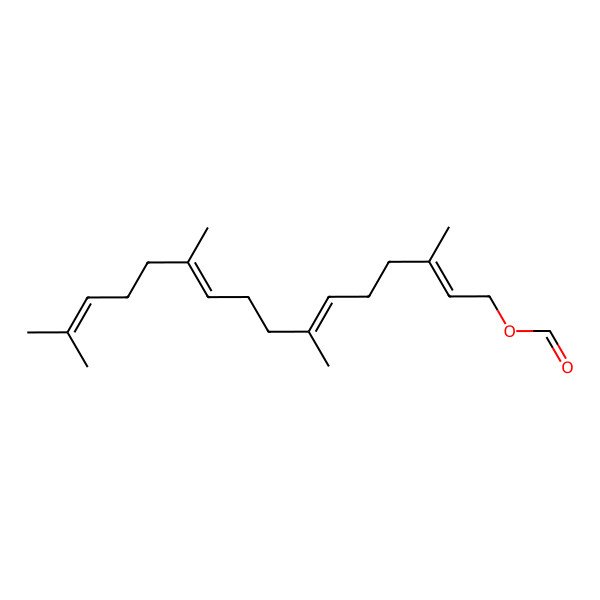 2D Structure of (2E,6E,10E)-3,7,11,15-Tetramethylhexadeca-2,6,10,14-tetraen-1-yl formate
