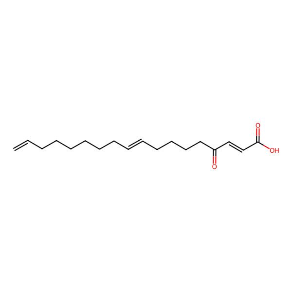 2D Structure of (2E,9E)-4-oxooctadeca-2,9,17-trienoic acid