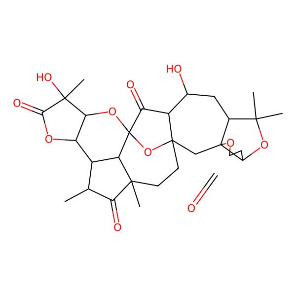 2D Structure of (1S,3R,7R,10S,12S,13R,15S,17S,18R,21R,22S,23R,25S,29S)-12,18-dihydroxy-9,9,18,23,25-pentamethyl-4,8,16,20,28-pentaoxaoctacyclo[13.12.1.115,22.01,13.03,7.03,10.017,21.025,29]nonacosane-5,14,19,24-tetrone