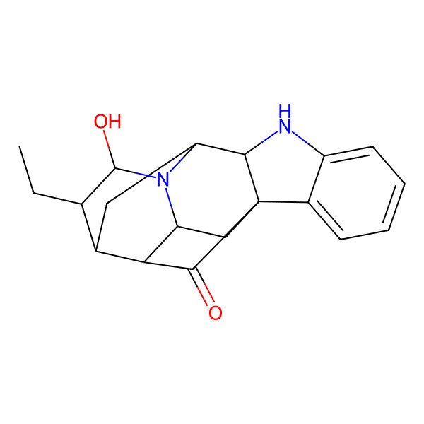2D Structure of (1R,9R,10S,12S,13S,14R,16S,17S)-13-ethyl-14-hydroxy-8,15-diazahexacyclo[14.2.1.01,9.02,7.010,15.012,17]nonadeca-2,4,6-trien-18-one