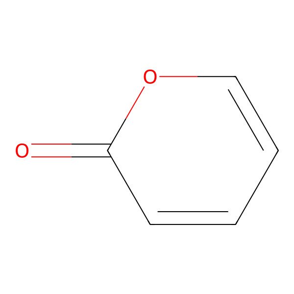 2D Structure of 2H-Pyran-2-one