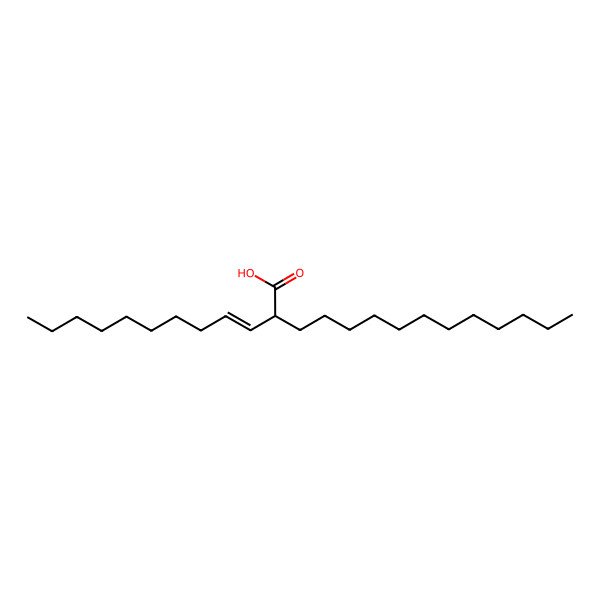 2D Structure of (2R)-2-[(E)-dec-1-enyl]tetradecanoic acid