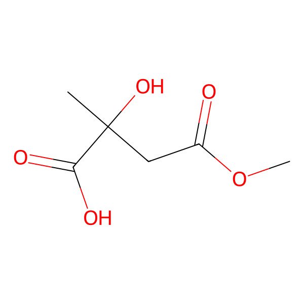2D Structure of (2R)-2-hydroxy-4-methoxy-2-methyl-4-oxobutanoic acid