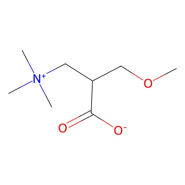 2D Structure of (2R)-2-(methoxymethyl)-3-(trimethylazaniumyl)propanoate