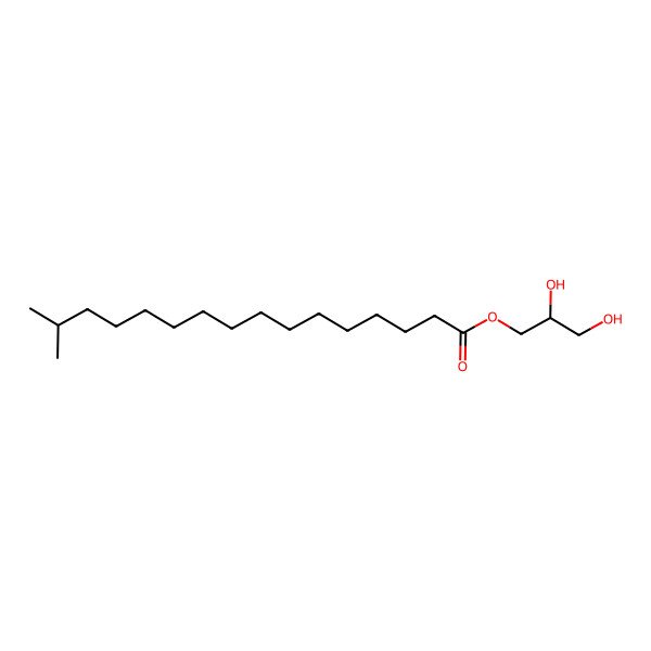 2D Structure of [(2R)-2,3-dihydroxypropyl] 15-methylhexadecanoate
