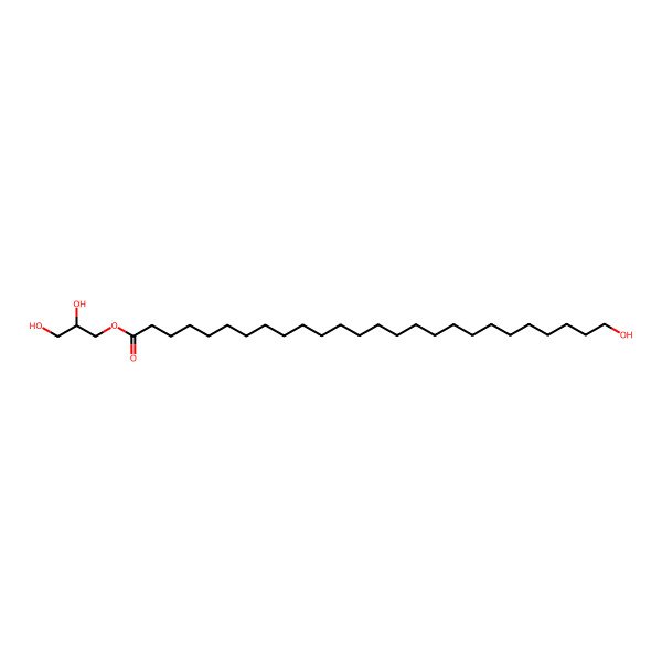 2D Structure of [(2R)-2,3-dihydroxypropyl] 26-hydroxyhexacosanoate