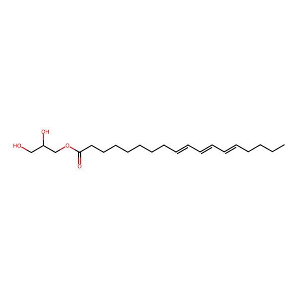 2D Structure of [(2R)-2,3-dihydroxypropyl] (9E,11Z,13E)-octadeca-9,11,13-trienoate