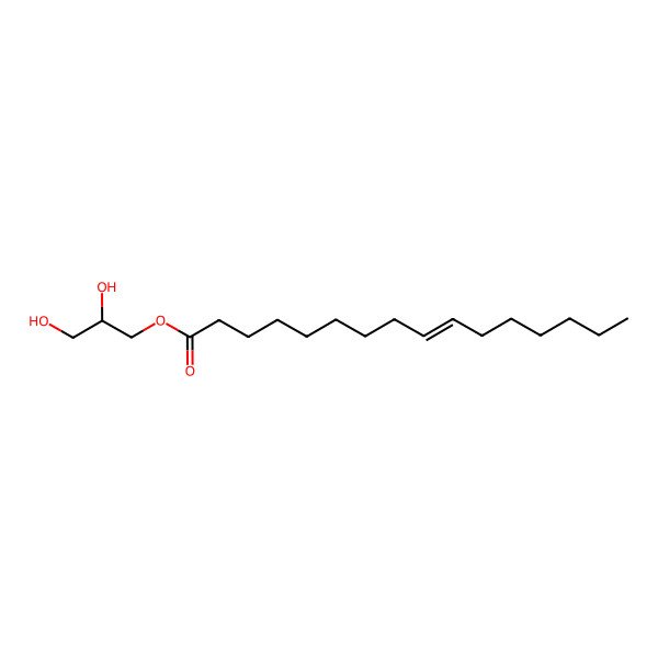 2D Structure of (2r)-2,3-Dihydroxypropyl (9z)-Hexadec-9-Enoate