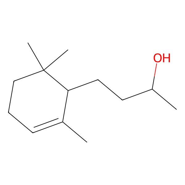 2D Structure of (2R)-4-[(1R)-2,6,6-trimethylcyclohex-2-en-1-yl]butan-2-ol