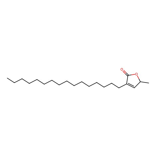 2D Structure of (2R)-4-hexadecyl-2-methyl-2H-furan-5-one