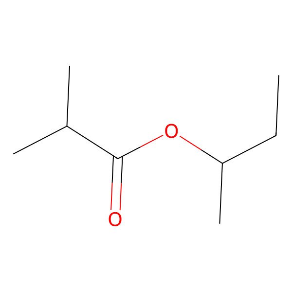 2D Structure of [(2R)-butan-2-yl] 2-methylpropanoate