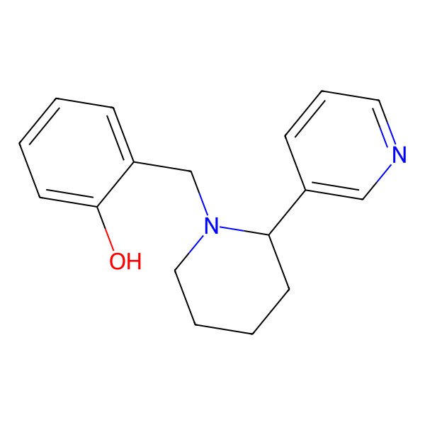 2D Structure of (2R)-N-Hydroxybenzylanabasine
