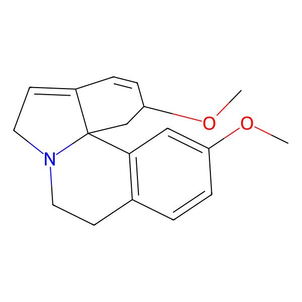 2D Structure of (2R,13bS)-2,12-dimethoxy-2,6,8,9-tetrahydro-1H-indolo[7a,1-a]isoquinoline