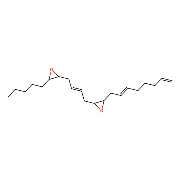2D Structure of (2R,3R)-2-[(2Z)-octa-2,7-dienyl]-3-[(Z)-4-[(2R,3R)-3-pentyloxiran-2-yl]but-2-enyl]oxirane