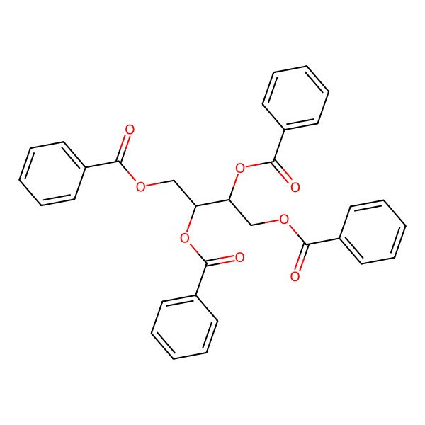 2D Structure of [(2R,3R)-2,3,4-tribenzoyloxybutyl] benzoate