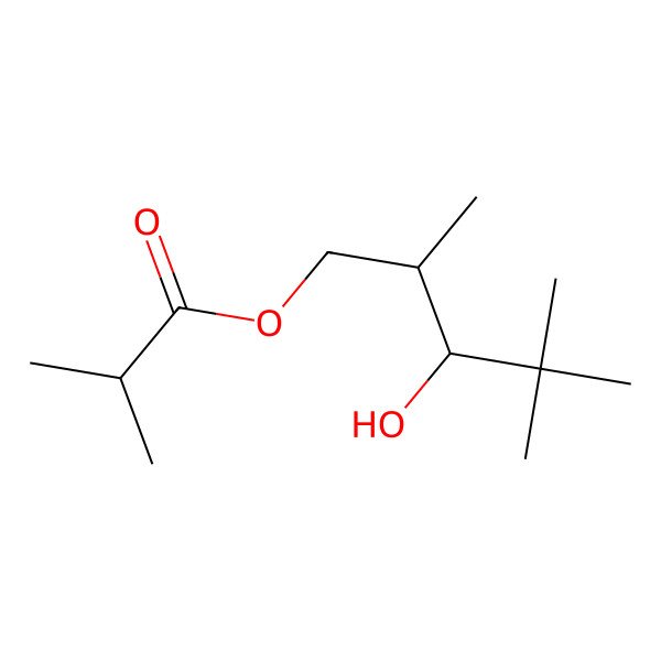 2D Structure of [(2R,3R)-3-hydroxy-2,4,4-trimethylpentyl] 2-methylpropanoate