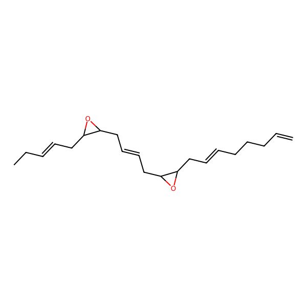 2D Structure of (2R,3S)-2-[(2Z)-octa-2,7-dienyl]-3-[(Z)-4-[(2S,3R)-3-[(Z)-pent-2-enyl]oxiran-2-yl]but-2-enyl]oxirane