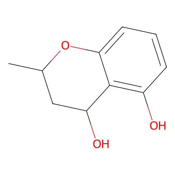 2D Structure of 2,3-Dihydro-2-methyl-benzopyran-4,5-diol