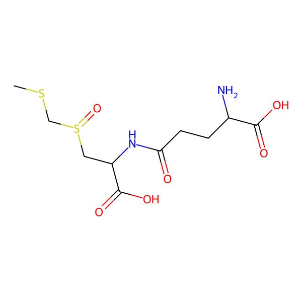 2D Structure of (2S)-2-amino-5-[[(1R)-1-carboxy-2-[(R)-methylsulfanylmethylsulfinyl]ethyl]amino]-5-oxopentanoic acid