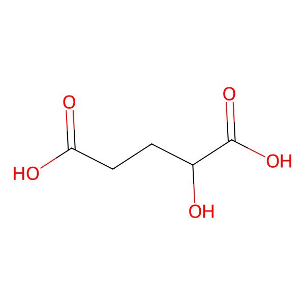 2D Structure of (2S)-2-hydroxypentanedioic acid
