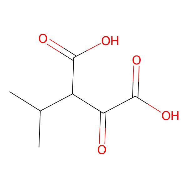 2D Structure of (2S)-2-isopropyl-3-oxosuccinate