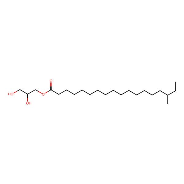 2D Structure of [(2S)-2,3-dihydroxypropyl] (16S)-16-methyloctadecanoate