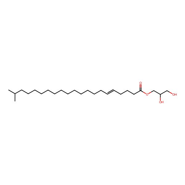 2D Structure of [(2S)-2,3-dihydroxypropyl] 20-methylhenicos-5-enoate