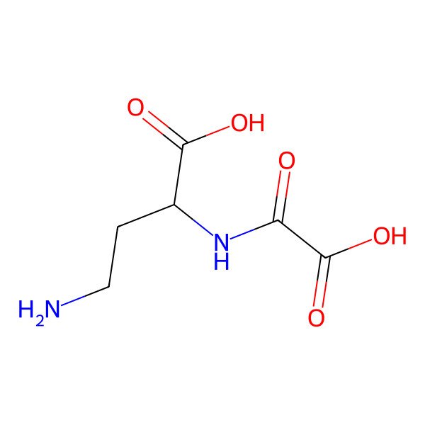 2D Structure of (2S)-4-amino-2-(oxaloamino)butanoic acid