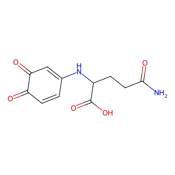 2D Structure of gamma-L-glutaminyl-3,4-benzoquinone