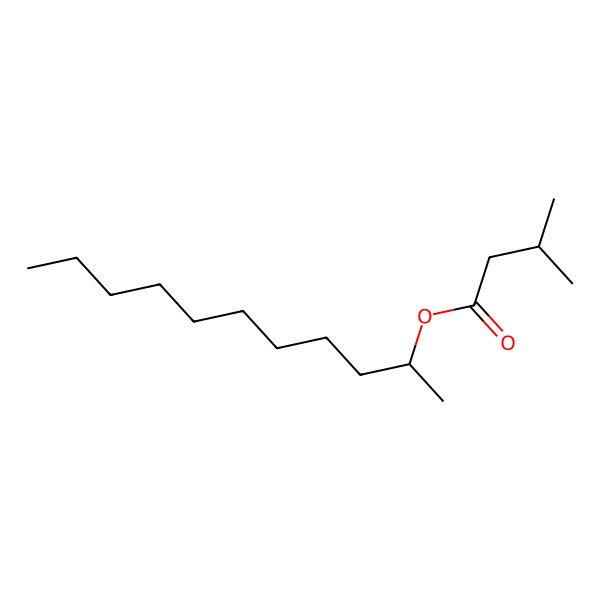 2D Structure of [(2S)-undecan-2-yl] 3-methylbutanoate