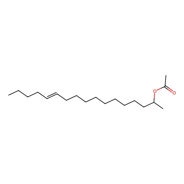2D Structure of (2s,12z)-2-Acetoxy-12-heptadecene