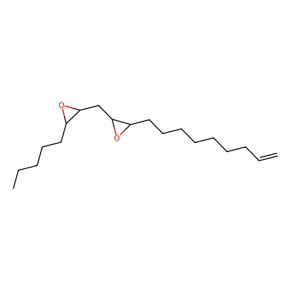 2D Structure of (2S,3R)-2-non-8-enyl-3-[[(2S,3R)-3-pentyloxiran-2-yl]methyl]oxirane