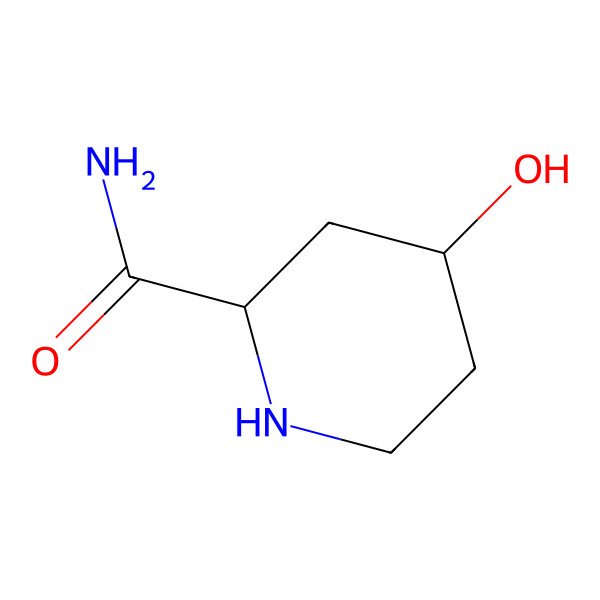 2D Structure of (2S,4R)-4-hydroxypiperidine-2-carboxamide 2D Structure of (2S,4R)-4-hydroxypiperidine-2-carboxamide