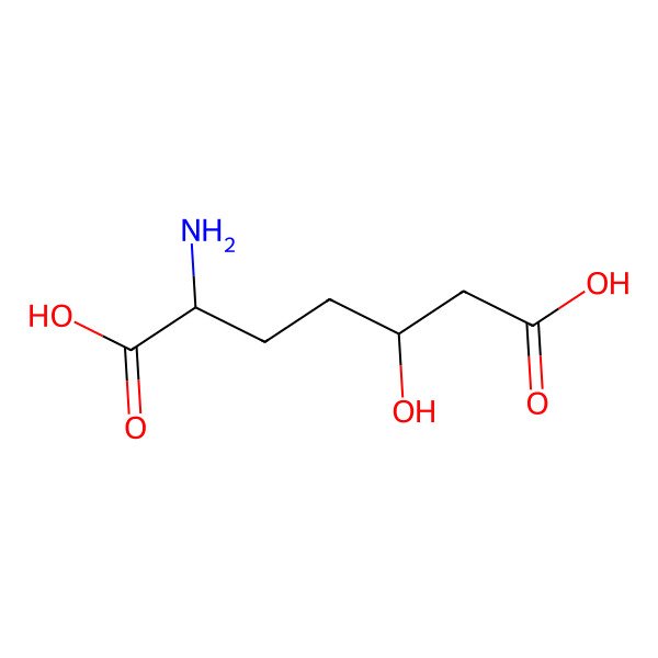 2D Structure of (2S,5S)-2-amino-5-hydroxyheptanedioic acid 2D Structure of (2S,5S)-2-amino-5-hydroxyheptanedioic acid