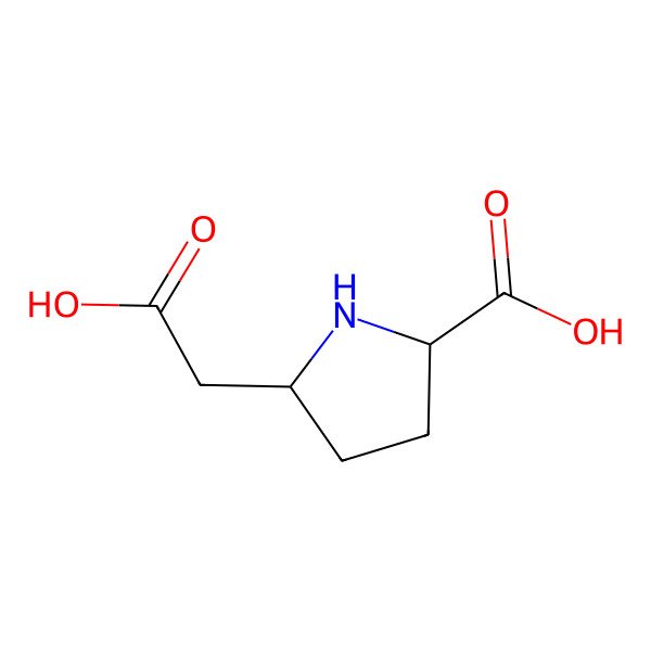 2D Structure of (2S,5S)-5-Carboxymethylproline