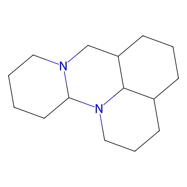 2D Structure of (2S,9S,13S,17R)-1,7-diazatetracyclo[7.7.1.02,7.013,17]heptadecane