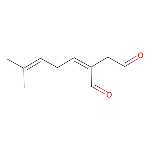 2D Structure of 2(z)-(4-Methyl-3-pentenylidene)-butanedial