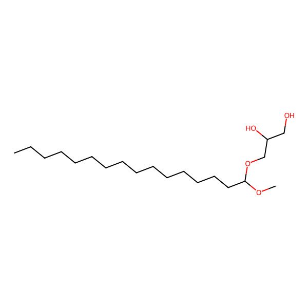 2D Structure of 3-(1-Methoxyhexadecoxy)propane-1,2-diol
