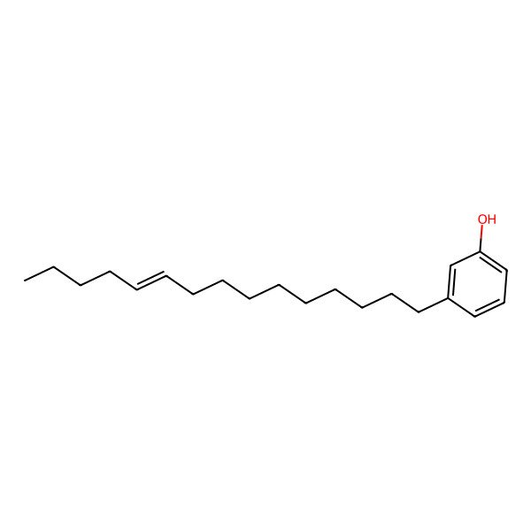 2D Structure of 3-(10-Pentadecenyl)-phenol
