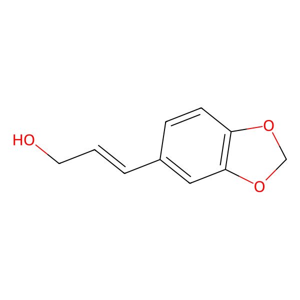 2D Structure of 3-(1,3-Benzodioxol-5-yl)prop-2-en-1-ol