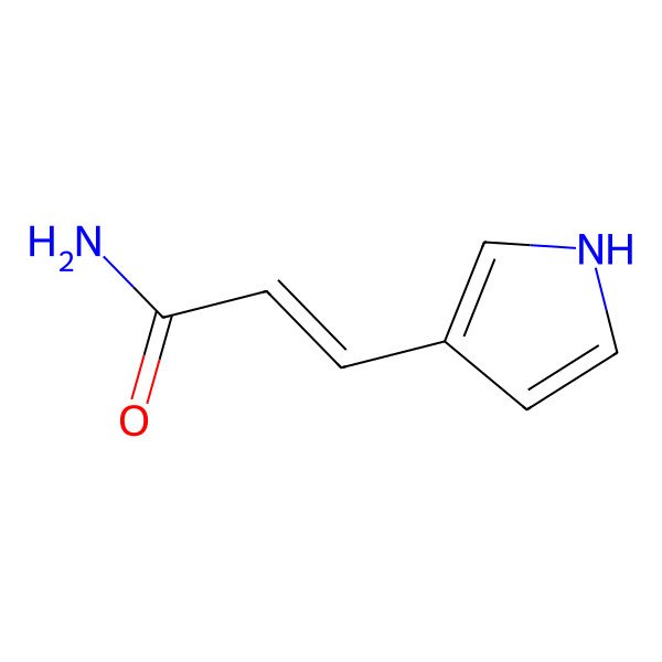 2D Structure of 3-(1H-pyrrol-3-yl)prop-2-enamide