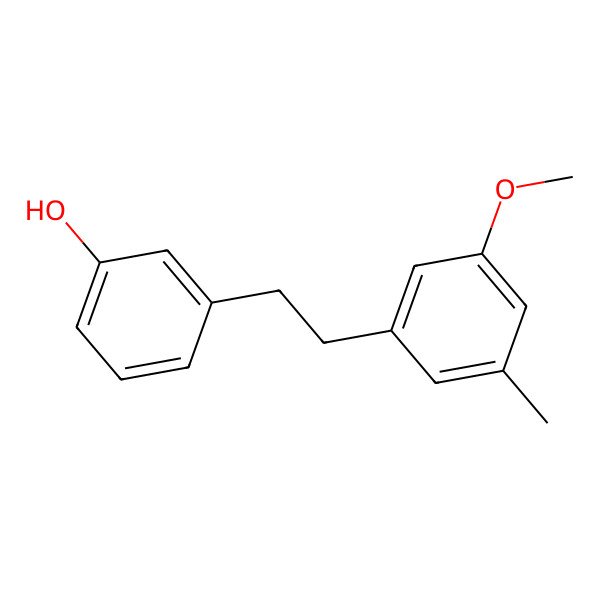 2D Structure of 3-[2-(3-Methoxy-5-methylphenyl)ethyl]phenol