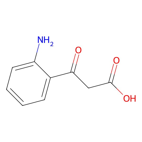 2D Structure of 3-(2-Aminophenyl)-3-Oxopropanoic Acid
